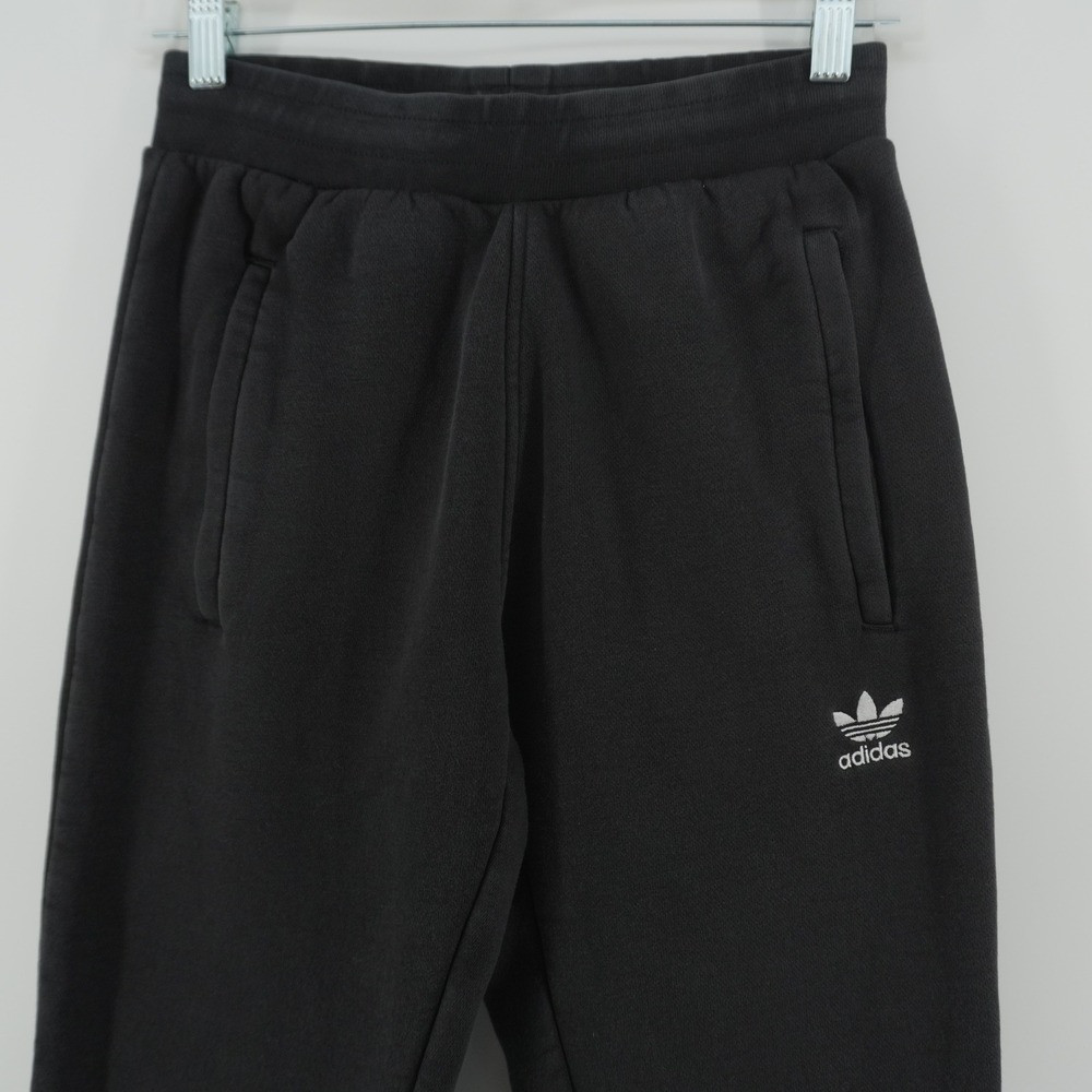 Adidas Joggers Mens XS Black Primegreen Trefoil Fleece Sweatpants